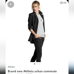 Women's Athleta Charcoal Blazer Size Medium NWOT